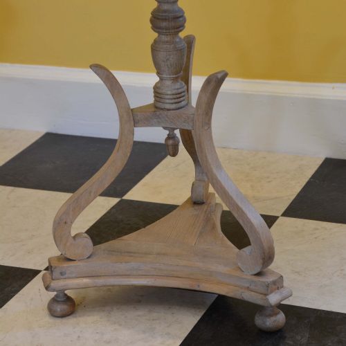 REGENCY TRIPOD TABLE WITH EBONISED TOP - ADDITIONAL PHOTO 3