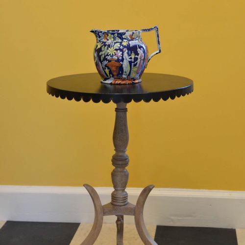 REGENCY TRIPOD TABLE WITH EBONISED TOP - ADDITIONAL PHOTO 2