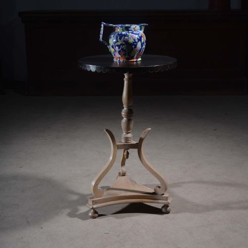 REGENCY TRIPOD TABLE WITH EBONISED TOP - ADDITIONAL PHOTO 5