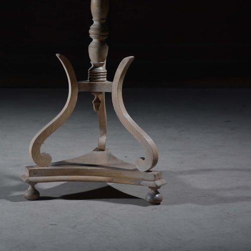 REGENCY TRIPOD TABLE WITH EBONISED TOP - ADDITIONAL PHOTO 7