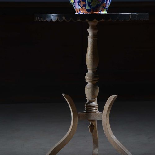 REGENCY TRIPOD TABLE WITH EBONISED TOP - ADDITIONAL PHOTO 10