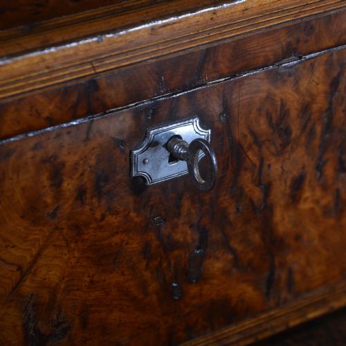 GEORGIAN YEW WOOD TEA CHEST CADDY - ADDITIONAL PHOTO 6