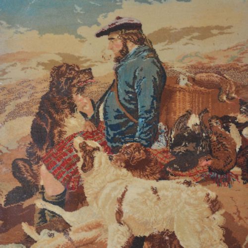 RICHARD ANSDELL JOHN CROSSLEY A PAIR OF CARPET MOSAIC PICTURES - ADDITIONAL PHOTO 2