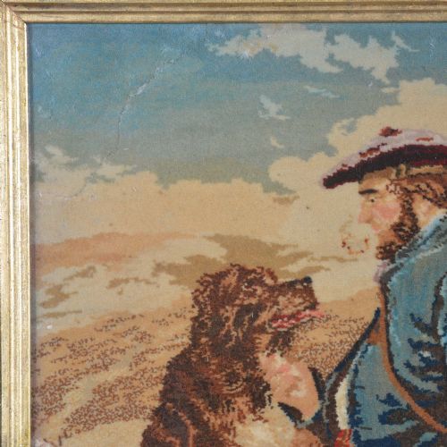 RICHARD ANSDELL JOHN CROSSLEY A PAIR OF CARPET MOSAIC PICTURES - ADDITIONAL PHOTO 4