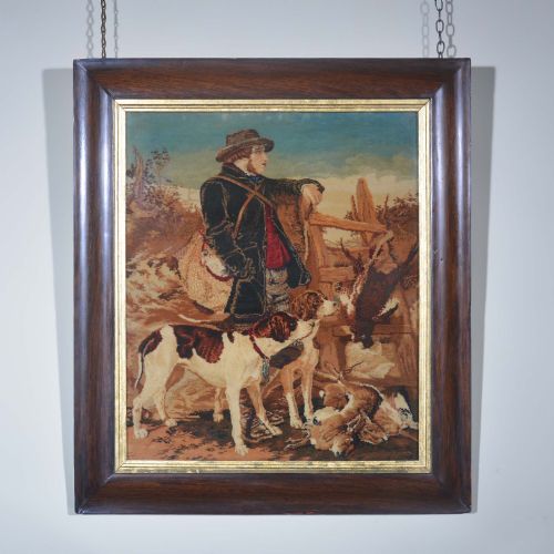 RICHARD ANSDELL JOHN CROSSLEY A PAIR OF CARPET MOSAIC PICTURES - ADDITIONAL PHOTO 5