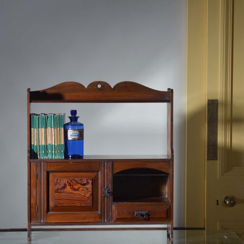 AESTHETIC MOVEMENT WALNUT CABINET - ADDITIONAL PHOTO 1