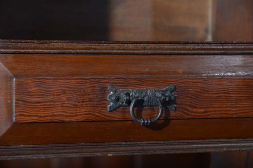 AESTHETIC MOVEMENT WALNUT CABINET - ADDITIONAL PHOTO 3