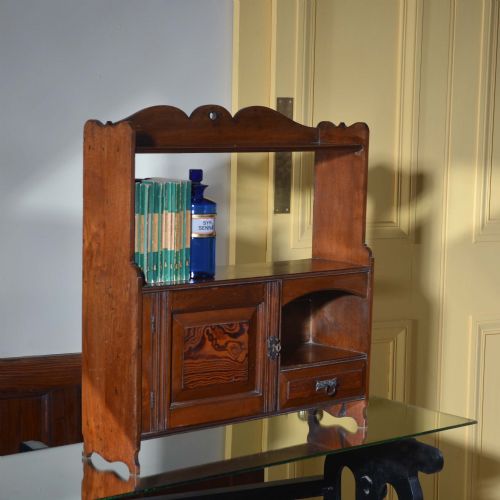 AESTHETIC MOVEMENT WALNUT CABINET - ADDITIONAL PHOTO 4