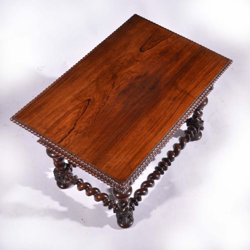 MINIATURE PORTUGUESE ROSEWOOD CENTRE TABLE - ADDITIONAL PHOTO 5