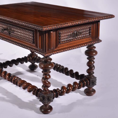 MINIATURE PORTUGUESE ROSEWOOD CENTRE TABLE - ADDITIONAL PHOTO 6