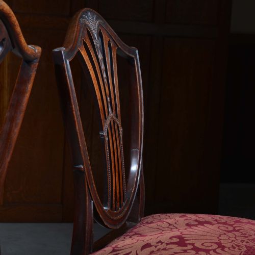 PAIR OF GEORGIAN MAHOGANY HEPPLEWHITE CHAIRS - ADDITIONAL PHOTO 12