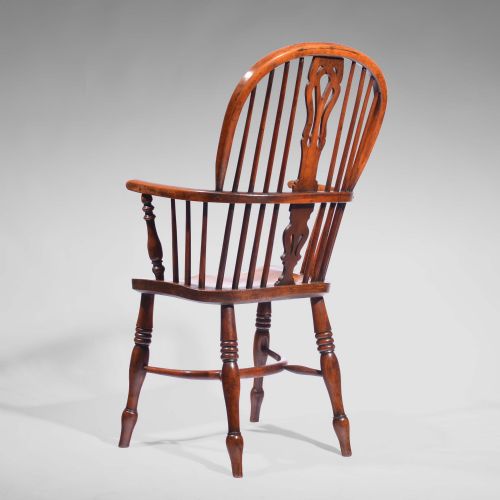 YEW HIGHBACK WINDSOR CHAIR - ADDITIONAL PHOTO 1
