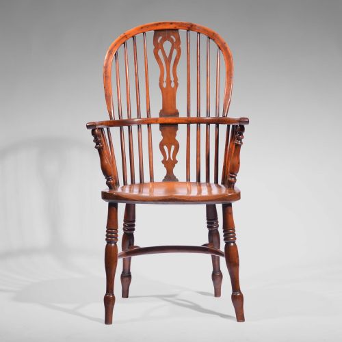 YEW HIGHBACK WINDSOR CHAIR - ADDITIONAL PHOTO 2