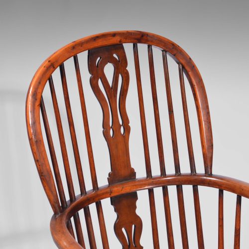 YEW HIGHBACK WINDSOR CHAIR - ADDITIONAL PHOTO 3