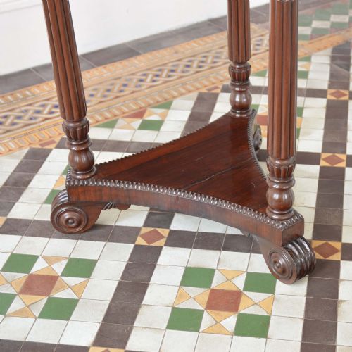 REGENCY ROSEWOOD PEDESTAL JARDINIERE STAND - ADDITIONAL PHOTO 3