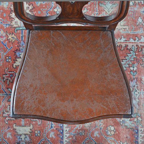 PAIR 18TH CENTURY PORTUGUESE TALLBACK ROSEWOOD SIDE CHAIRS - ADDITIONAL PHOTO 9
