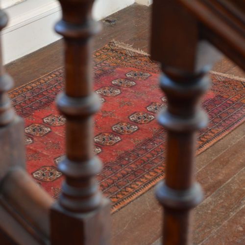 RED TEKKE TURKMEN CARPET - ADDITIONAL PHOTO 1