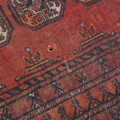 RED TEKKE TURKMEN CARPET - ADDITIONAL PHOTO 5