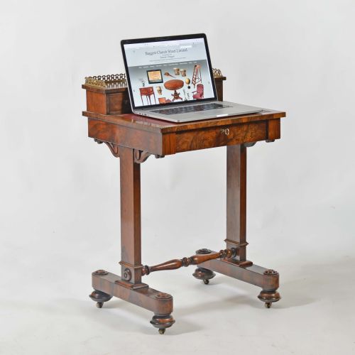 REGENCY ROSEWOOD WRITING DESK - ADDITIONAL PHOTO 2
