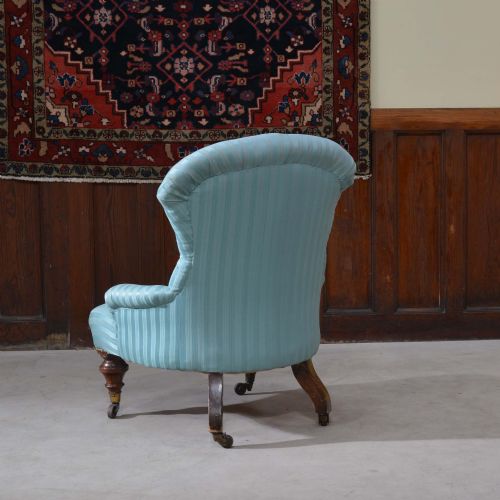 LATE 19TH CENTURY BUTTON BACK ARMCHAIR - ADDITIONAL PHOTO 3