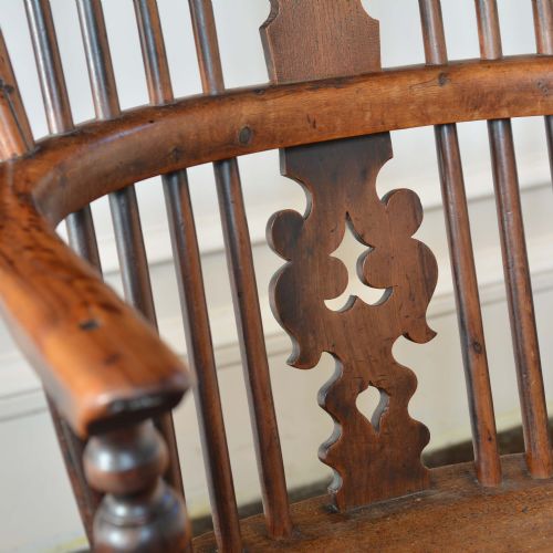 YEW HIGHBACK WINDSOR CHAIR - ADDITIONAL PHOTO 1