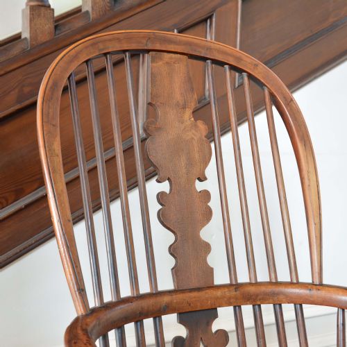 YEW HIGHBACK WINDSOR CHAIR - ADDITIONAL PHOTO 4