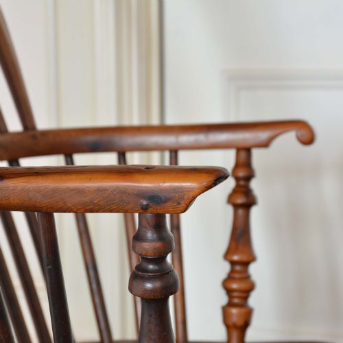 YEW HIGHBACK WINDSOR CHAIR - ADDITIONAL PHOTO 5