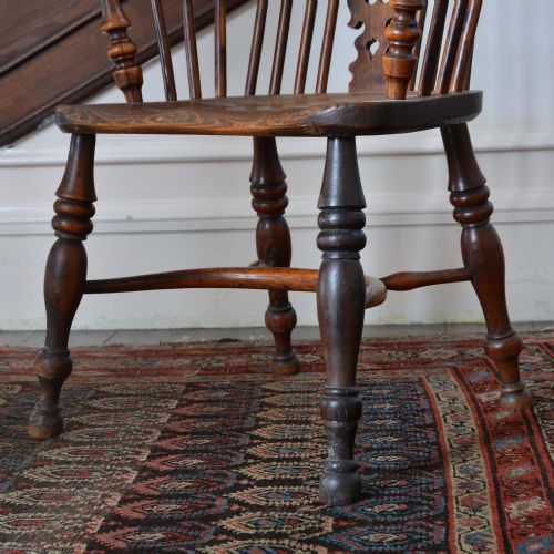 YEW HIGHBACK WINDSOR CHAIR - ADDITIONAL PHOTO 8