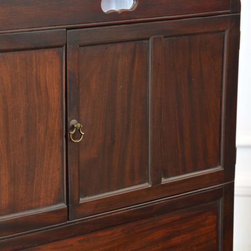 GEORGE II CONCAVE MAHOGANY COMMODE - ADDITIONAL PHOTO 18