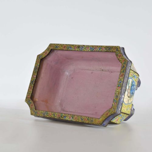 QIANLONG CHINESE CANTON ENAMEL JARDINIRE - ADDITIONAL PHOTO 5