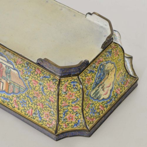 QIANLONG CHINESE CANTON ENAMEL JARDINIRE - ADDITIONAL PHOTO 7