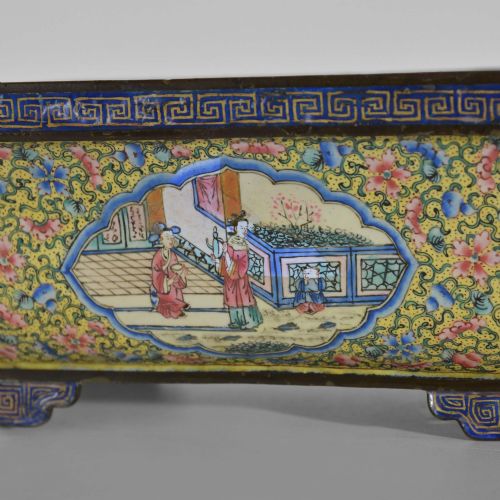 QIANLONG CHINESE CANTON ENAMEL JARDINIRE - ADDITIONAL PHOTO 9