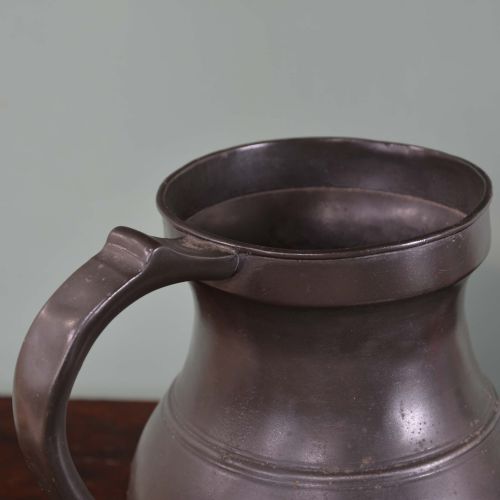 RARE 18TH CENTURY PEWTER GALLON MEASURE - ADDITIONAL PHOTO 3