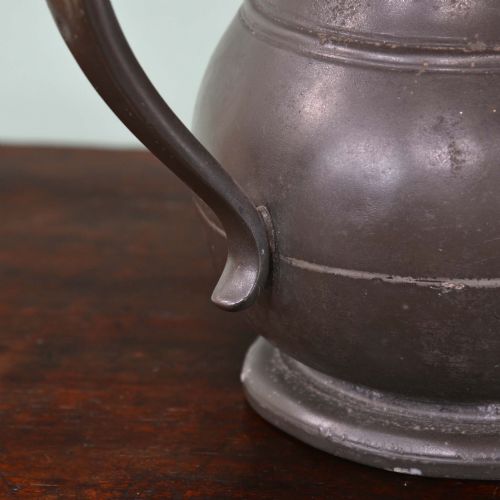 RARE 18TH CENTURY PEWTER GALLON MEASURE - ADDITIONAL PHOTO 4