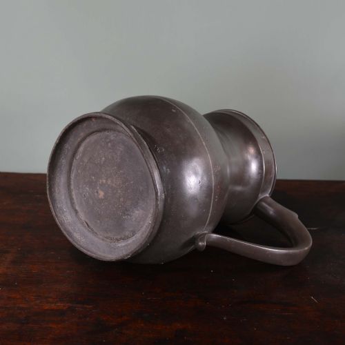 RARE 18TH CENTURY PEWTER GALLON MEASURE - ADDITIONAL PHOTO 5