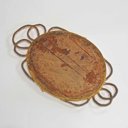 REGENCY GILT OVAL MIRROR - ADDITIONAL PHOTO 3