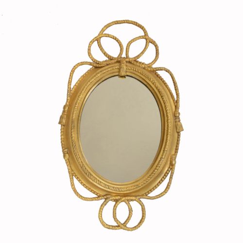 REGENCY GILT OVAL MIRROR - ADDITIONAL PHOTO 5