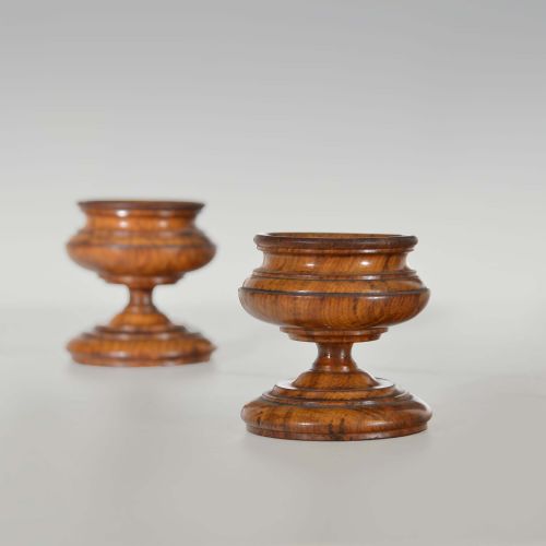 PAIR OF 19TH CENTURY POLLARD OAK CAPSTAN SALTS - ADDITIONAL PHOTO 3