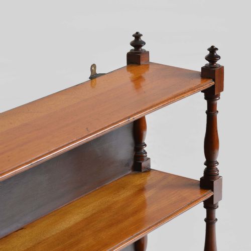 19TH CENTURY SATIN BIRCH DISPLAY SHELVES - ADDITIONAL PHOTO 2