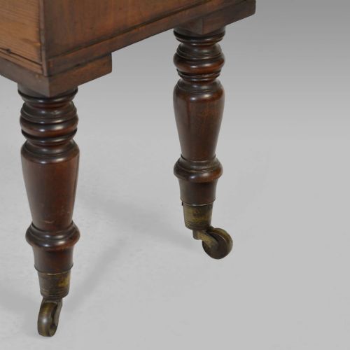 SMALL SHERATON MAHOGANY COLLECTOR'S CABINET ON STAND - ADDITIONAL PHOTO 9