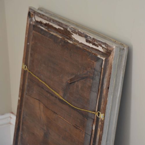 19TH CENTURY PAINTED MIRROR - ADDITIONAL PHOTO 10
