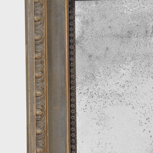 19TH CENTURY PAINTED MIRROR - ADDITIONAL PHOTO 1