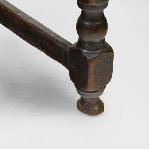 17TH CENTURY SOUTH YORKSHIRE OAK BACKSTOOL - ADDITIONAL PHOTO 8