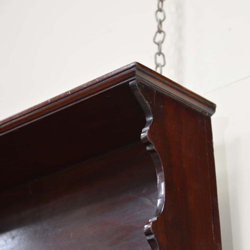 GEORGIAN MAHOGANY HANGING SHELVES - ADDITIONAL PHOTO 6