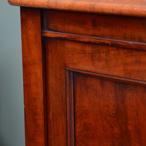 19TH CENTURY MAHOGANY BEDSIDE CABINET BY HOLLAND SONS - ADDITIONAL PHOTO 5