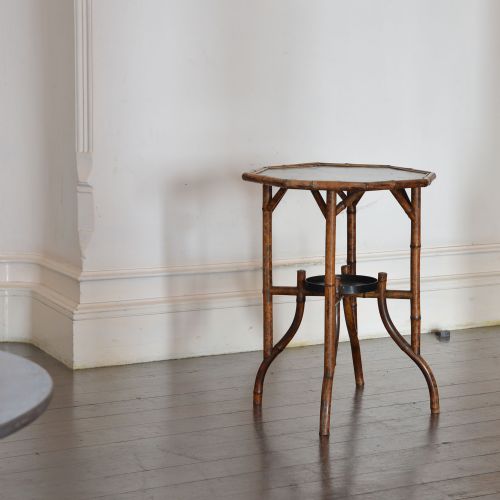 19TH CENTURY ENGLISH BAMBOO LACQUERED TABLE - ADDITIONAL PHOTO 7