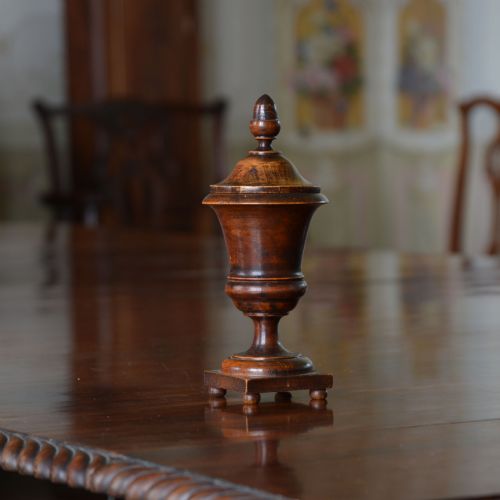 TREEN FRUITWOOD CAMPANA URN
