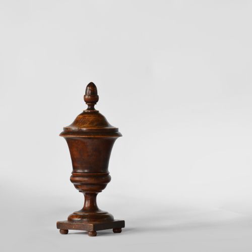 TREEN FRUITWOOD CAMPANA URN - ADDITIONAL PHOTO 1