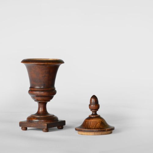 TREEN FRUITWOOD CAMPANA URN - ADDITIONAL PHOTO 2