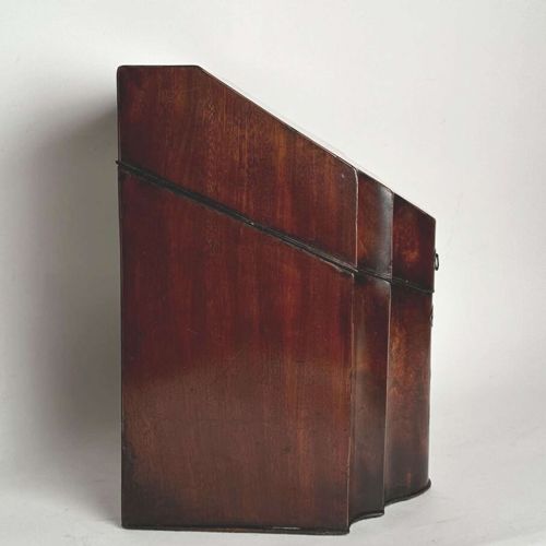 SHERATON MAHOGANY KNIFE BOX - ADDITIONAL PHOTO 4